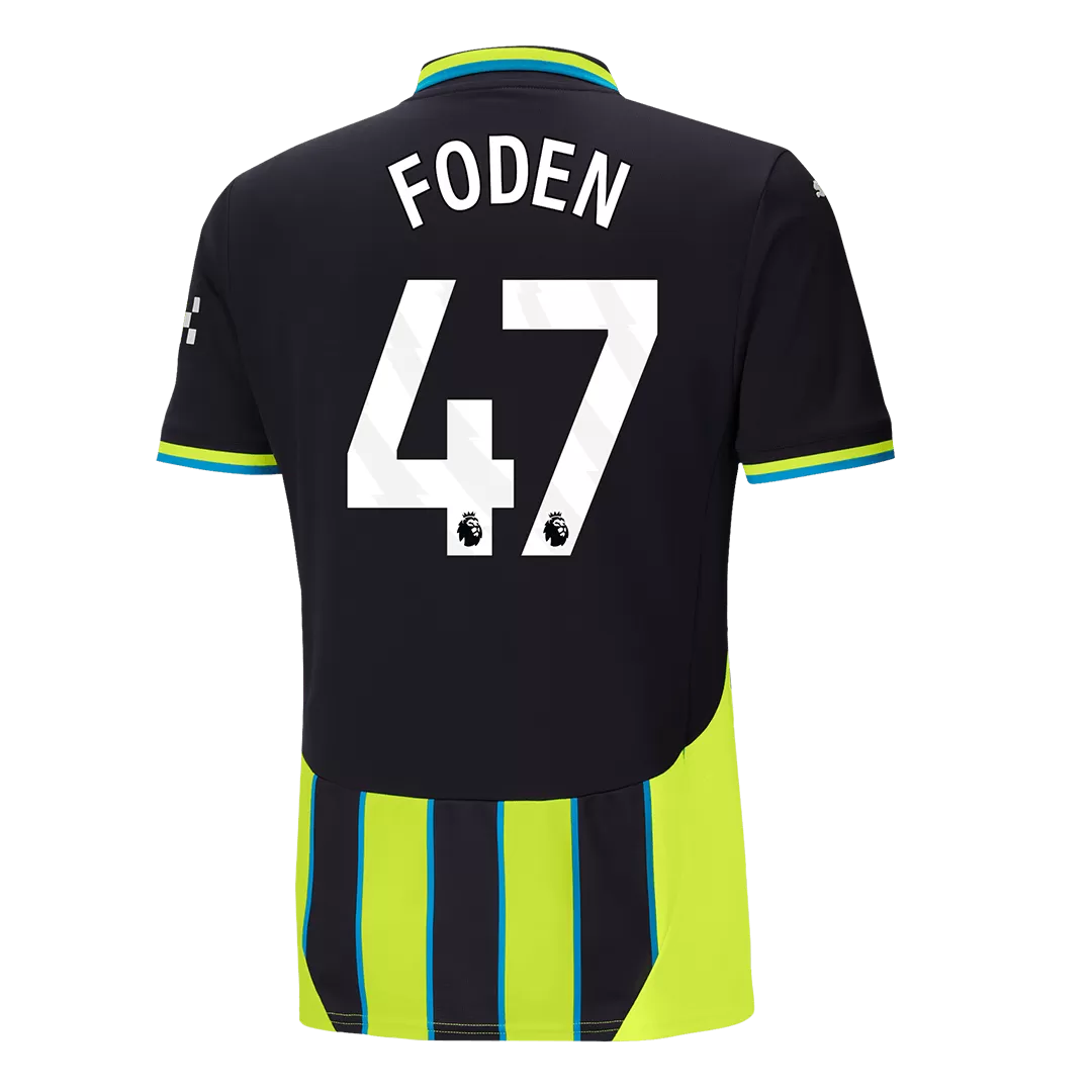 FODEN #47 Manchester City Away Soccer Jersey - Image 3