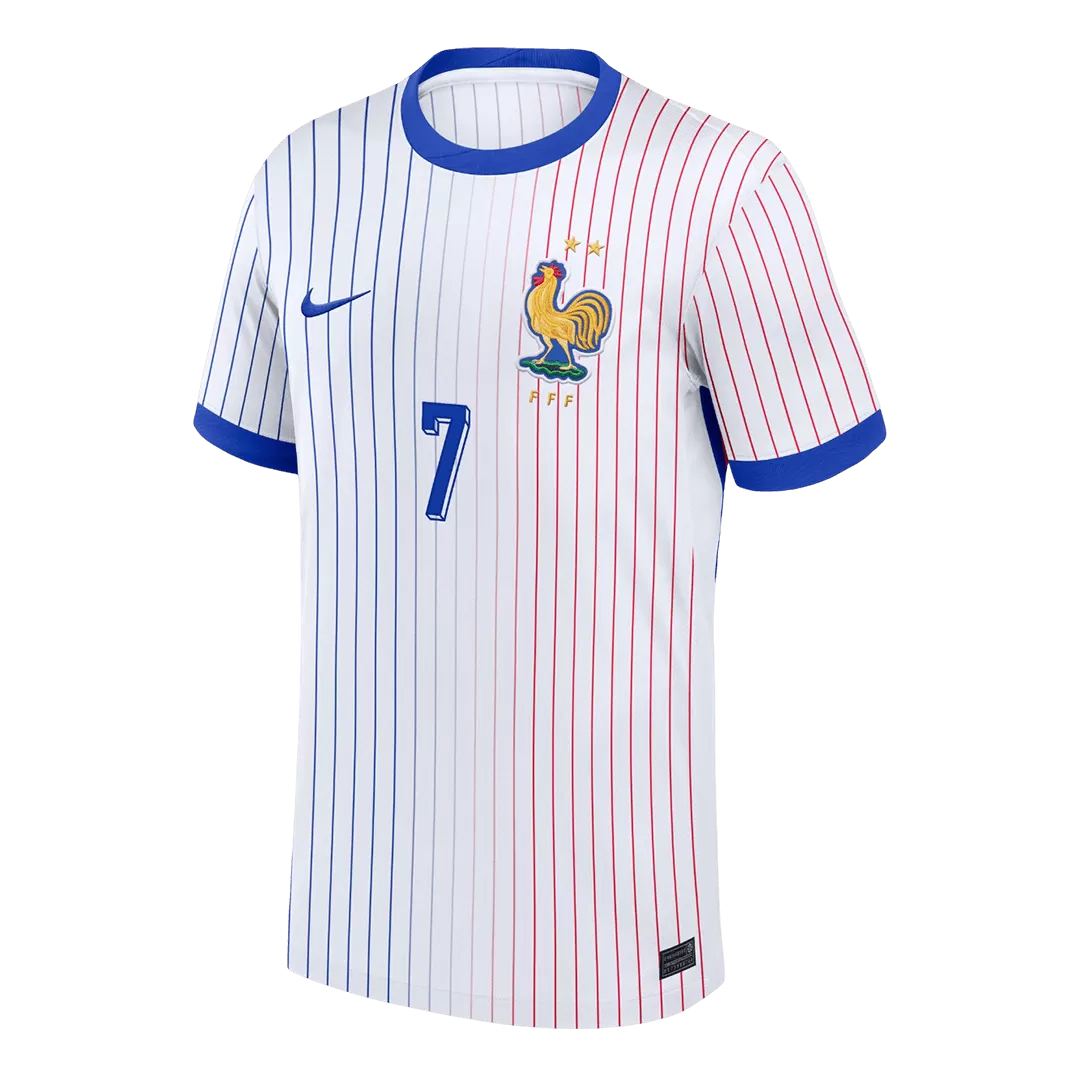 GRIEZMANN #7 France Away Soccer Jersey - Image 2