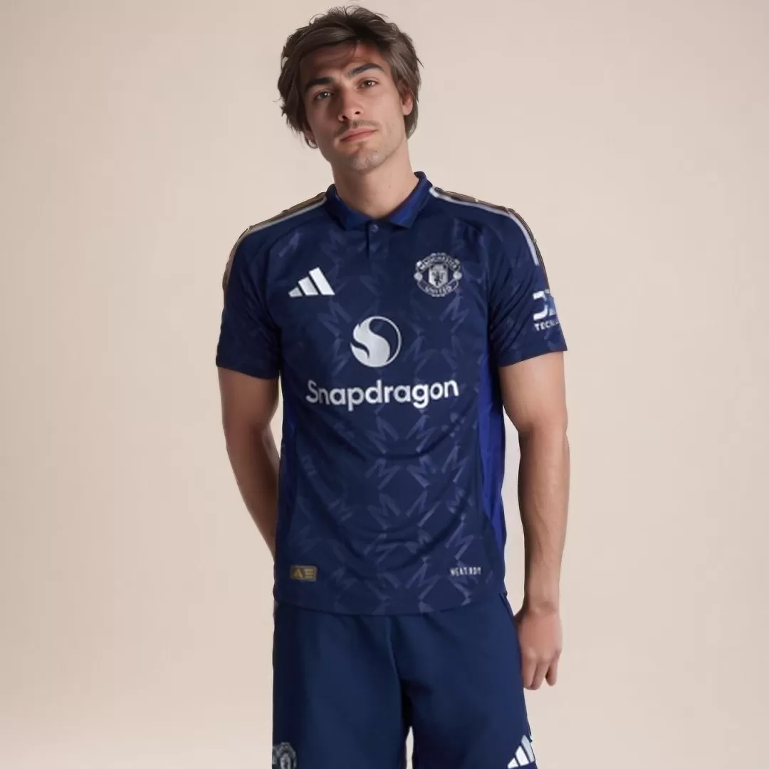 Manchester United Away Authentic Soccer Jersey - Image 3