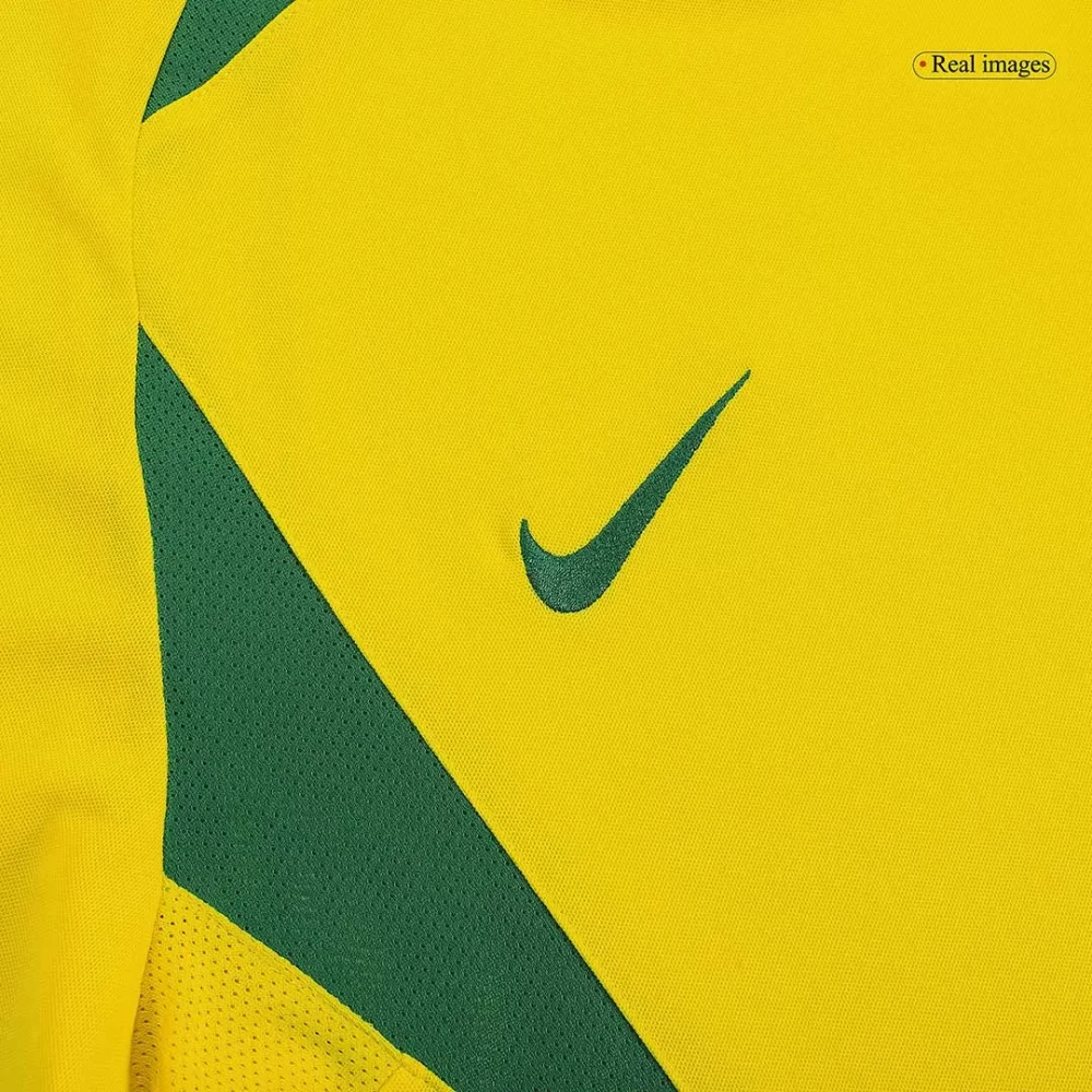 Vintage Soccer Jersey Brazil Home 2002/03 - Image 7