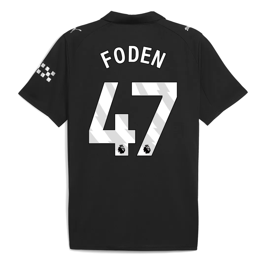 FODEN #47 Manchester City Away Soccer Jersey 2025/26 - Image 3