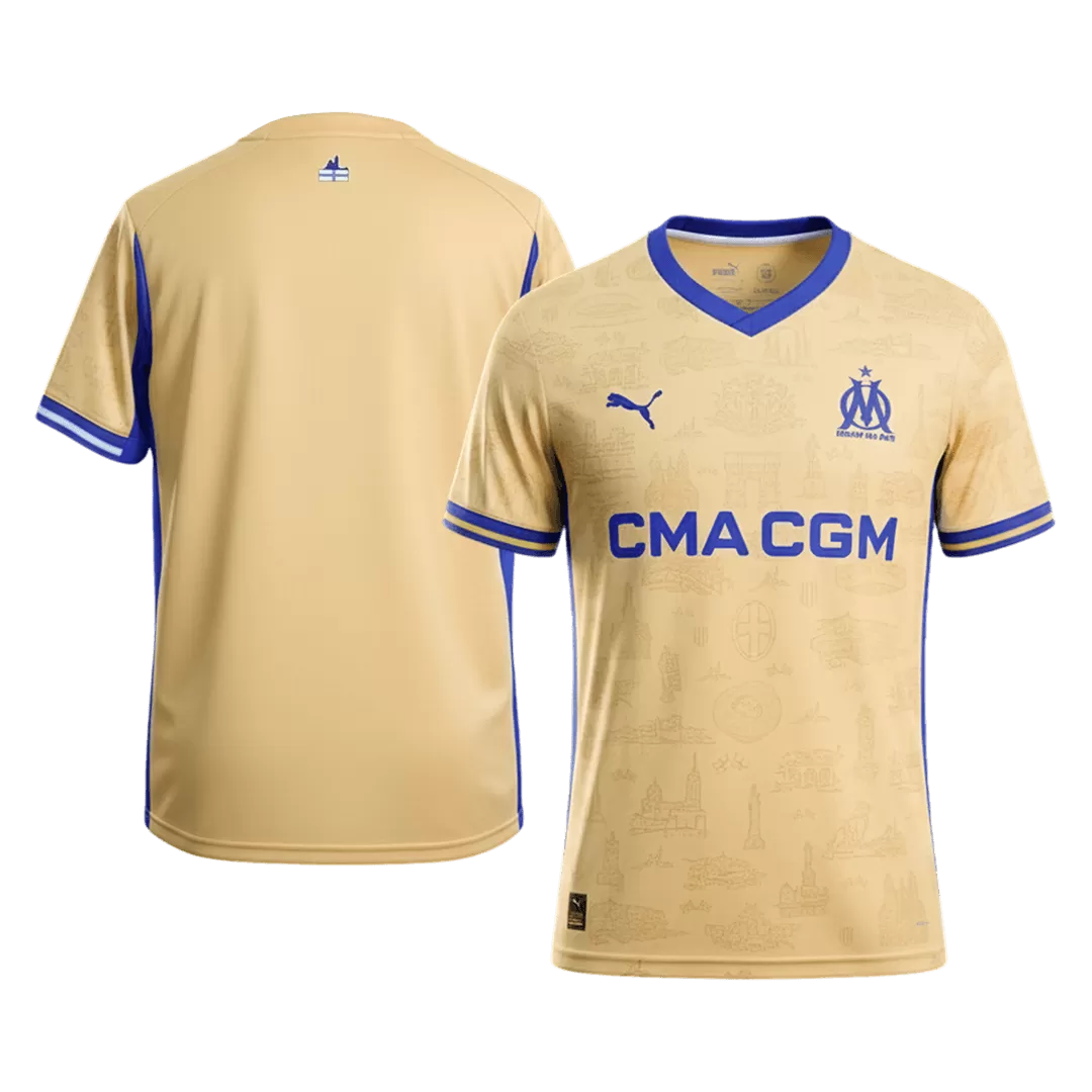 Marseille Fourth Away Soccer Jersey 2025/26 - Image 3