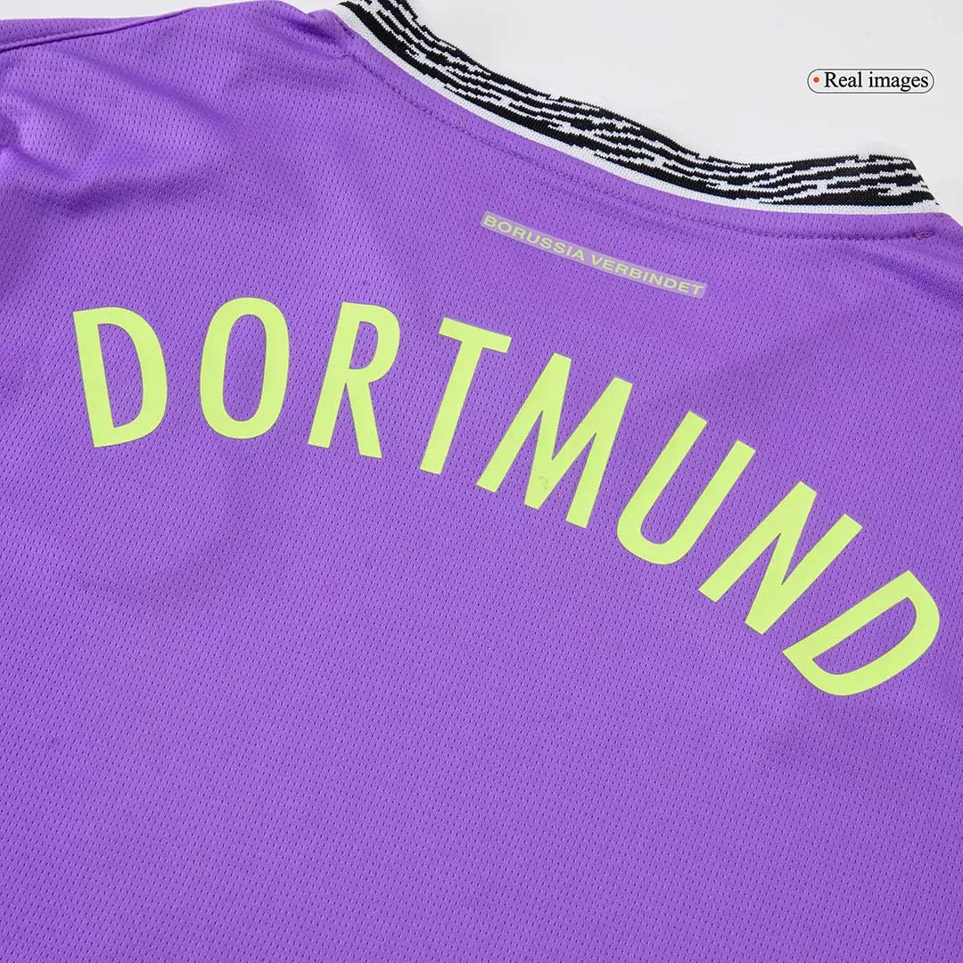 Borussia Dortmund Goalkeeper Special Soccer Jersey Purple - Image 14