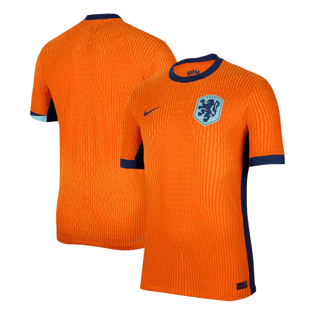 Netherlands Home Authentic Soccer Jersey EURO - Image 3