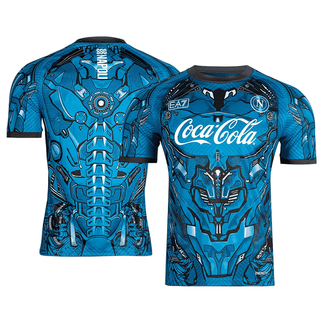 Napoli Pre-Match Soccer Jersey 2025/26 Blue - Image 3