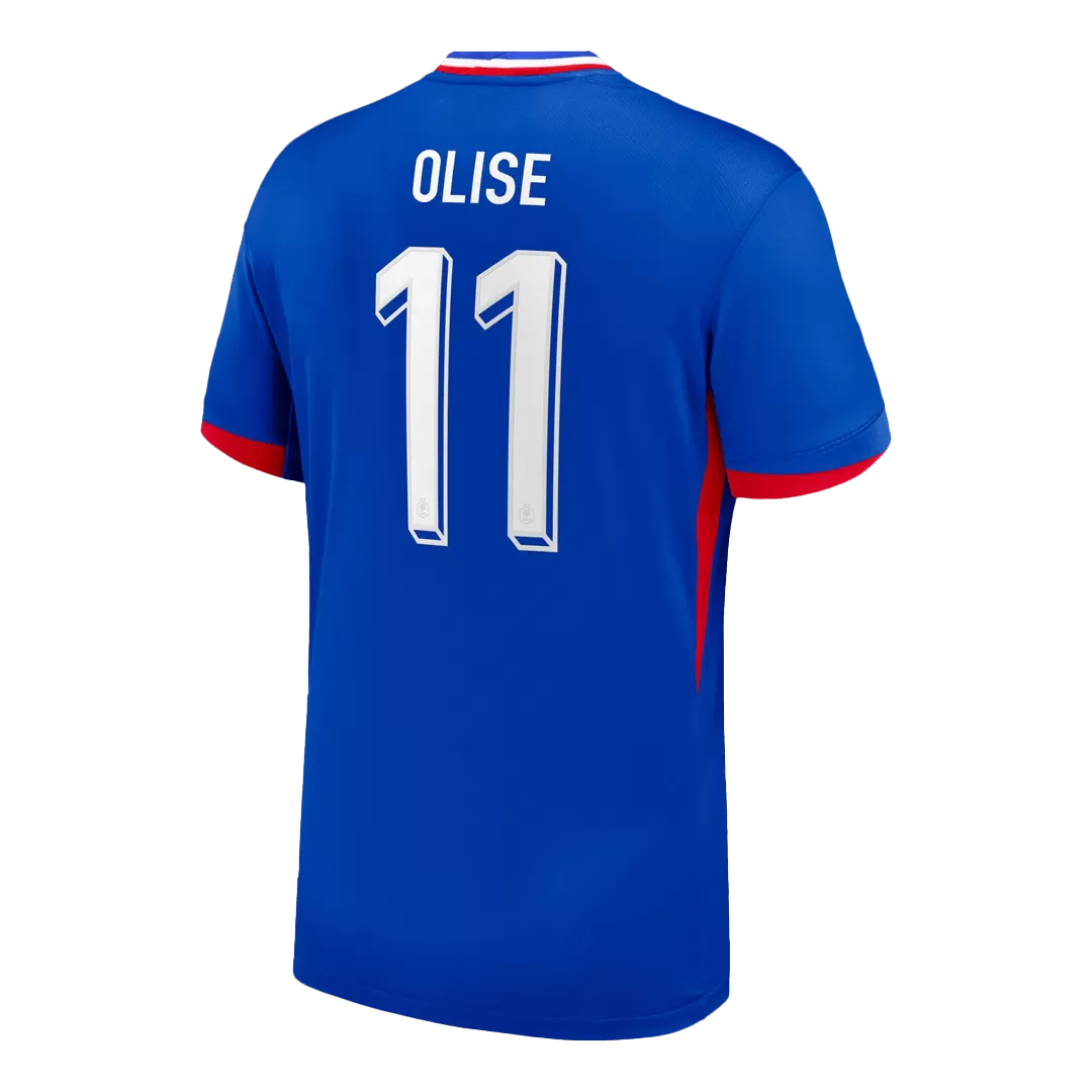 OLISE #11 France Home Soccer Jersey - Image 3