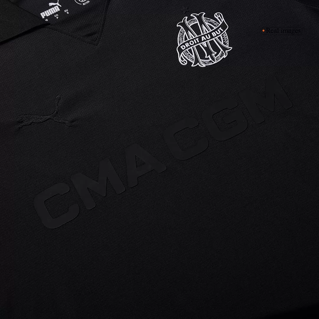 Marseille Goalkeeper Soccer Jersey Black - 125th Anniversary - Image 11