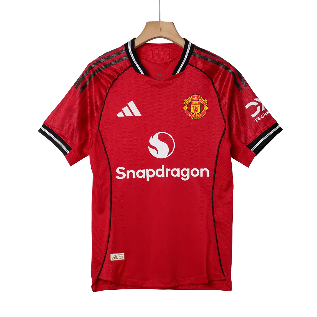ŠEŠKO #30 Manchester United Home Authentic Soccer Jersey 2025/26 - Image 5
