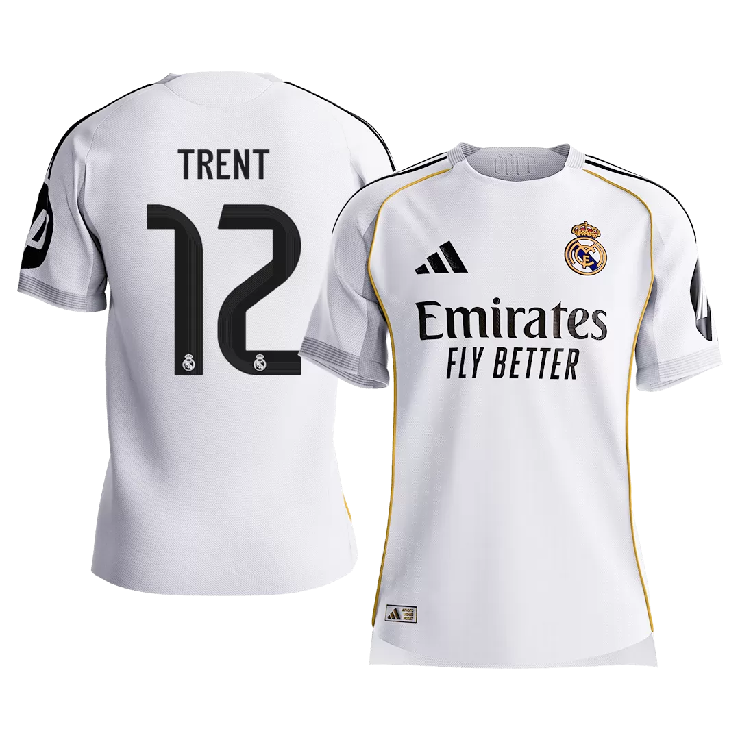TRENT #12 Real Madrid Home Authentic Soccer Jersey 2025/26