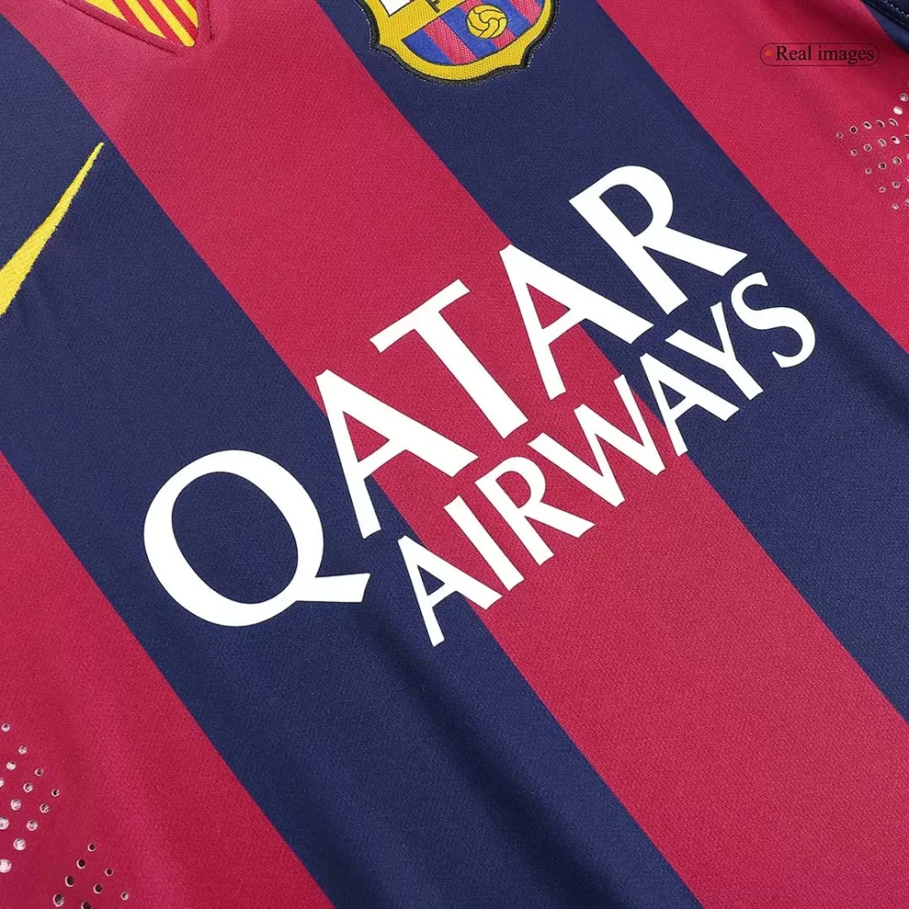 Vintage Soccer Jersey MESSI #10 Barcelona Home 2014/15 - Image 5