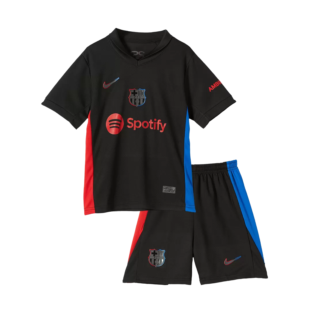 Barcelona Away Kids Soccer Jerseys Kit - Image 4