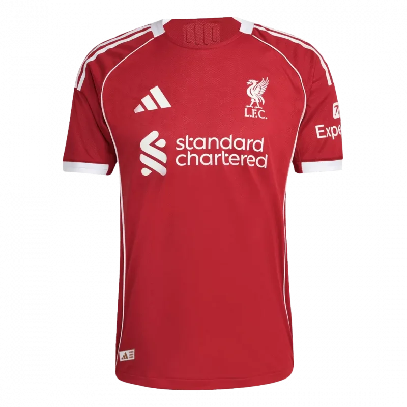 Liverpool Home Authentic Soccer Jersey 2025/26