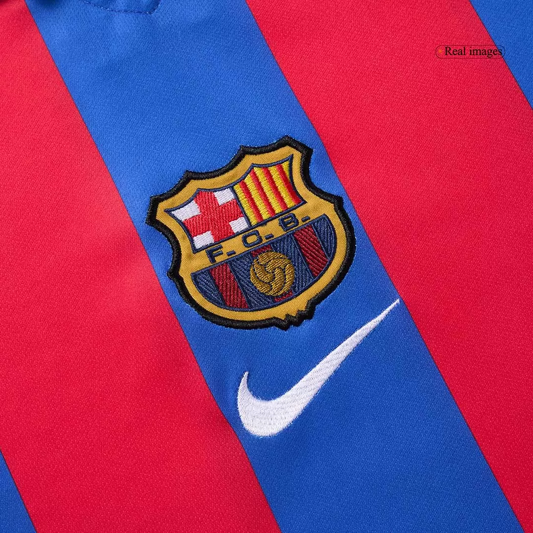 Vintage Soccer Jersey RIVALDO #10 Barcelona Home 2001/02 - Image 7