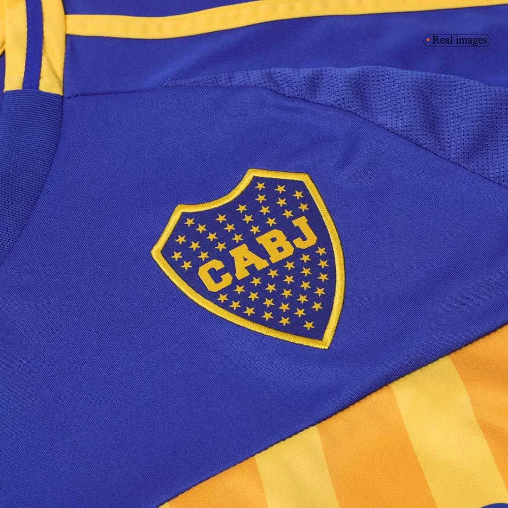 Boca Juniors Home Soccer Jersey - Image 8