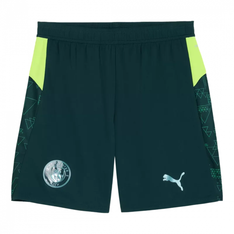 Manchester City Fourth Away Soccer Shorts 2025/26