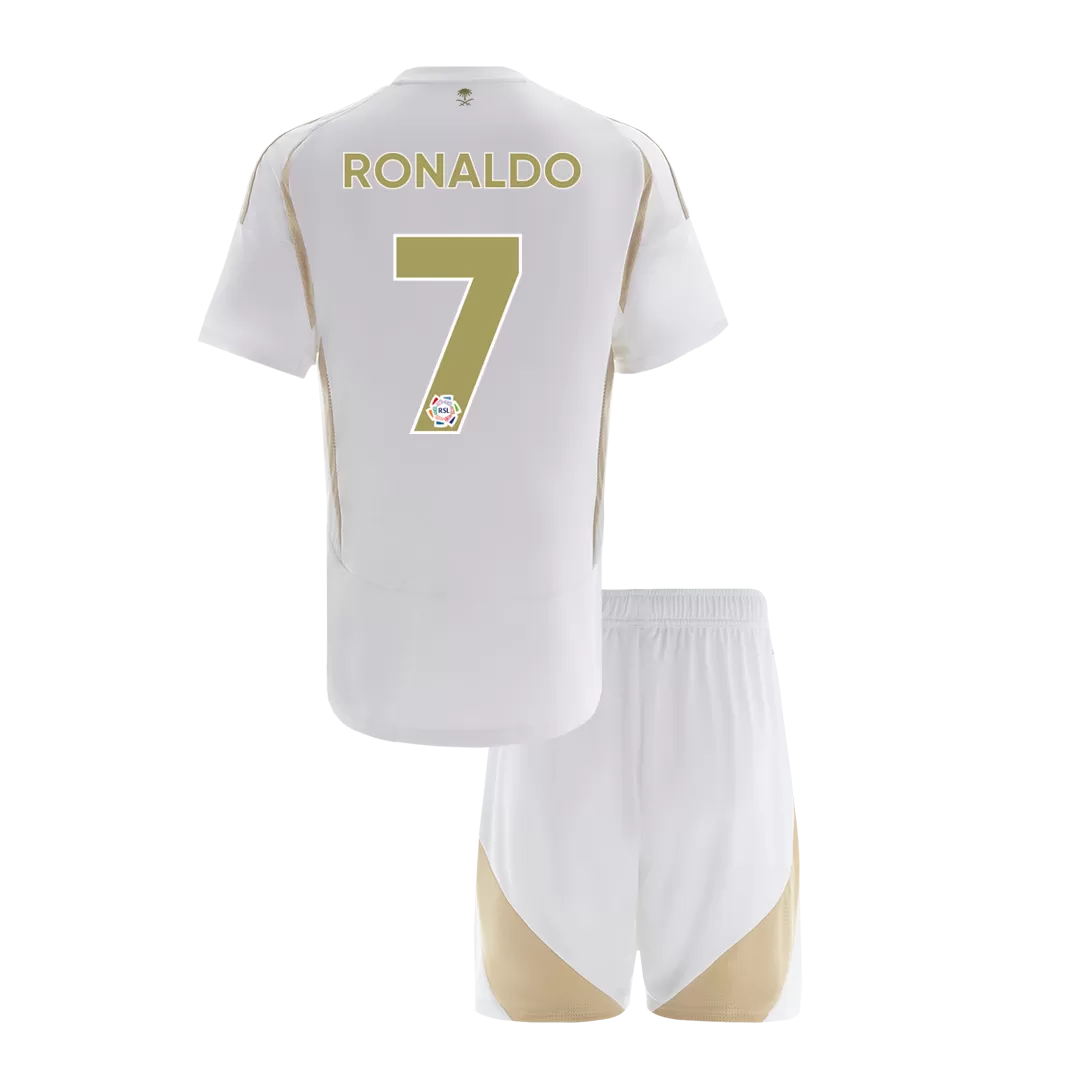 RONALDO #7 Al Nassr Third Away Kids Soccer Jerseys Kit