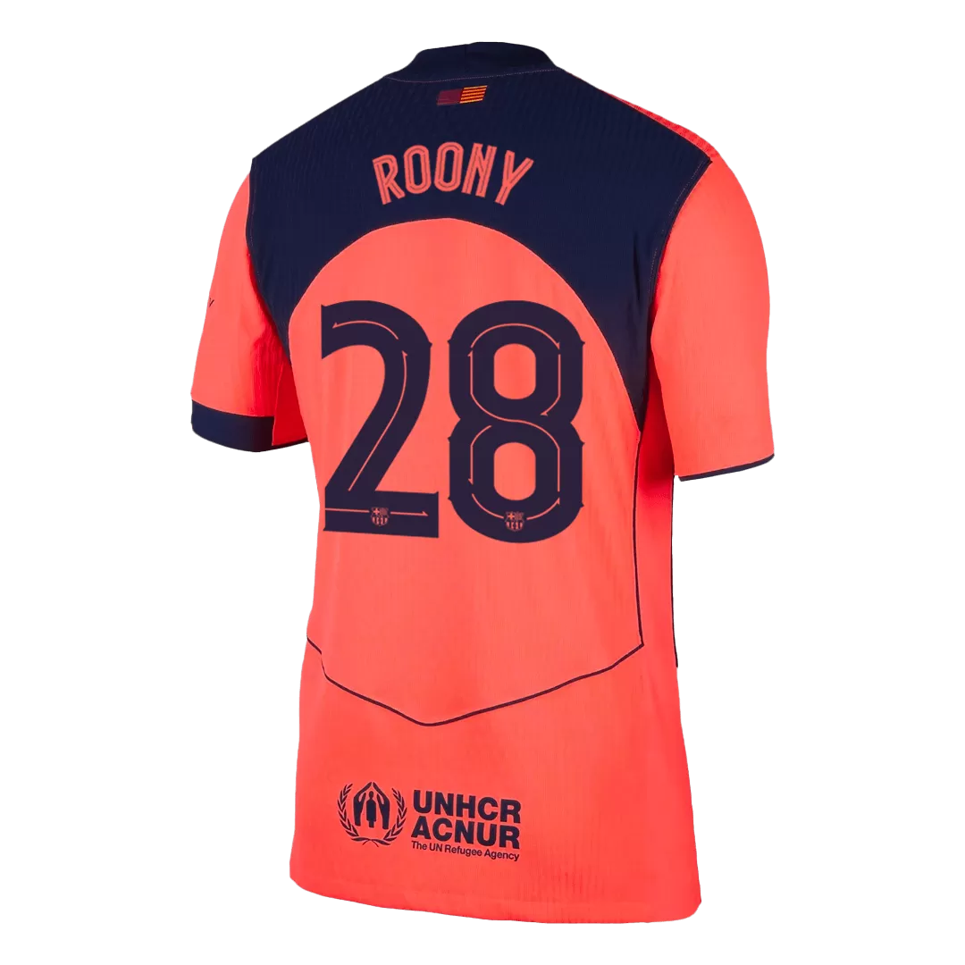 ROONY #28 Barcelona Third Away Player Version Jersey 2025/26 - Image 3