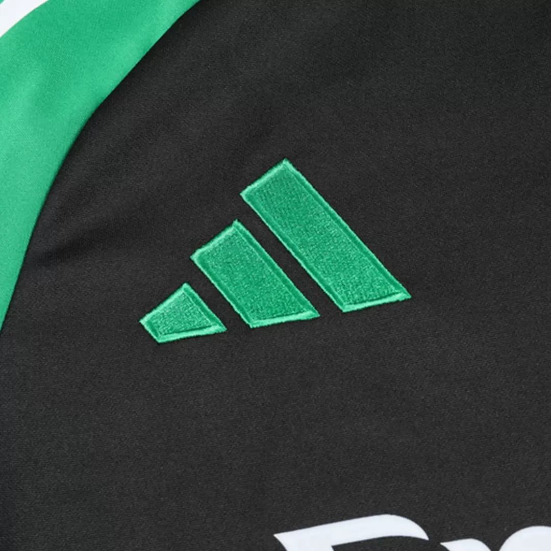 Arsenal 1/4 Zip Tracksuit Kids Black - Image 7