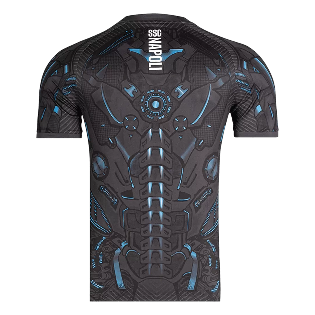 Napoli Pre-Match Soccer Jersey 2025/26 Black - Image 2