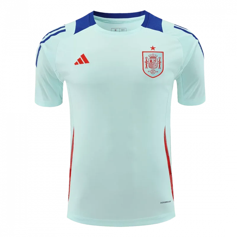 Spain Pre-Match Soccer Jersey EURO Blue