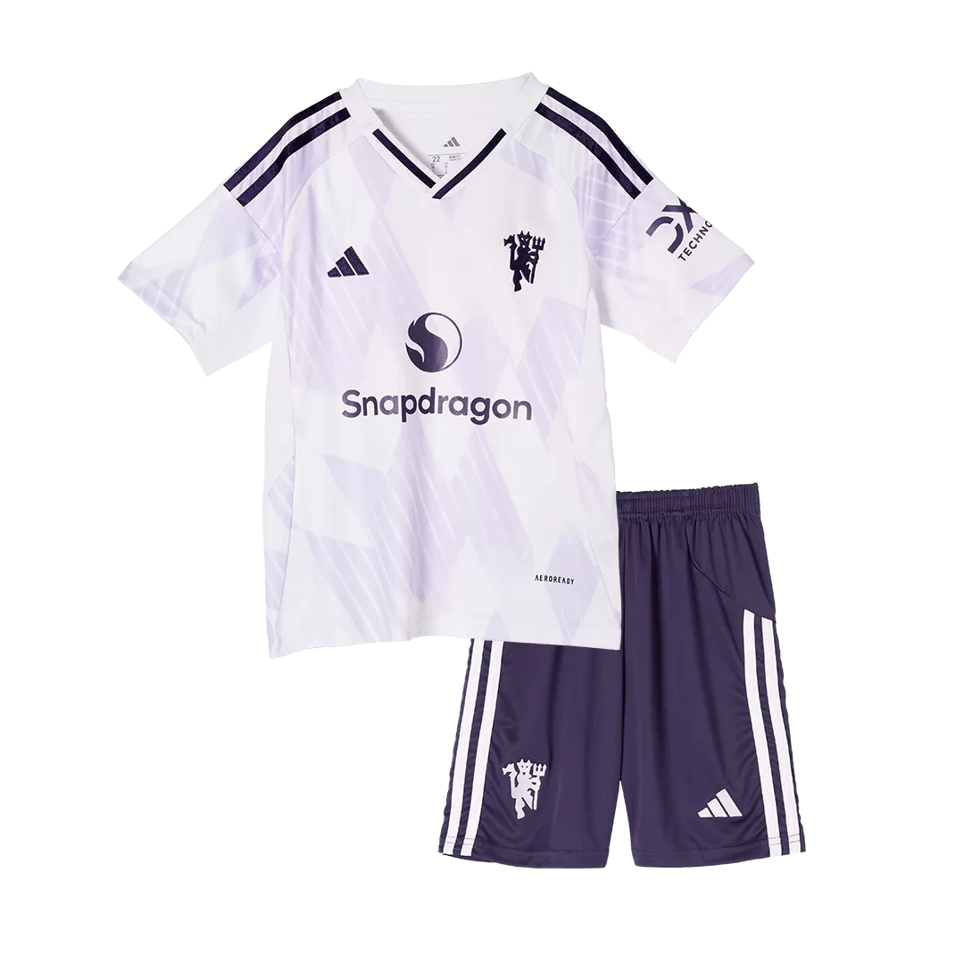 Manchester United Away Soccer Jersey 2025/26 Kids - Image 3