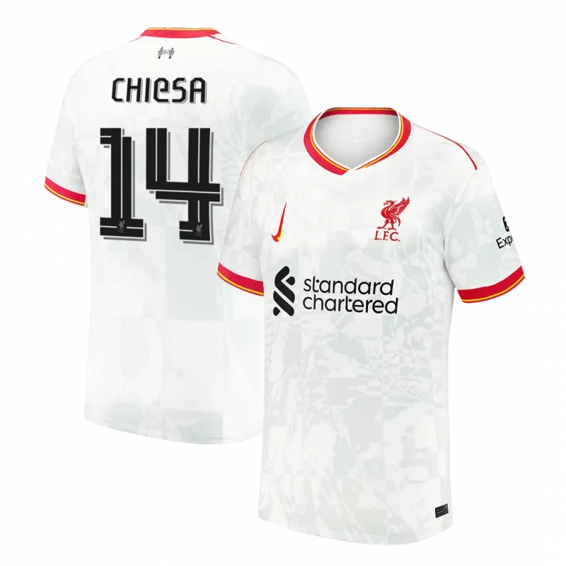 CHIESA #14 Liverpool Third Away Soccer Jersey - UCL