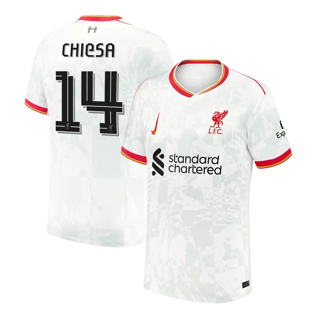 CHIESA #14 Liverpool Third Away Soccer Jersey - UCL