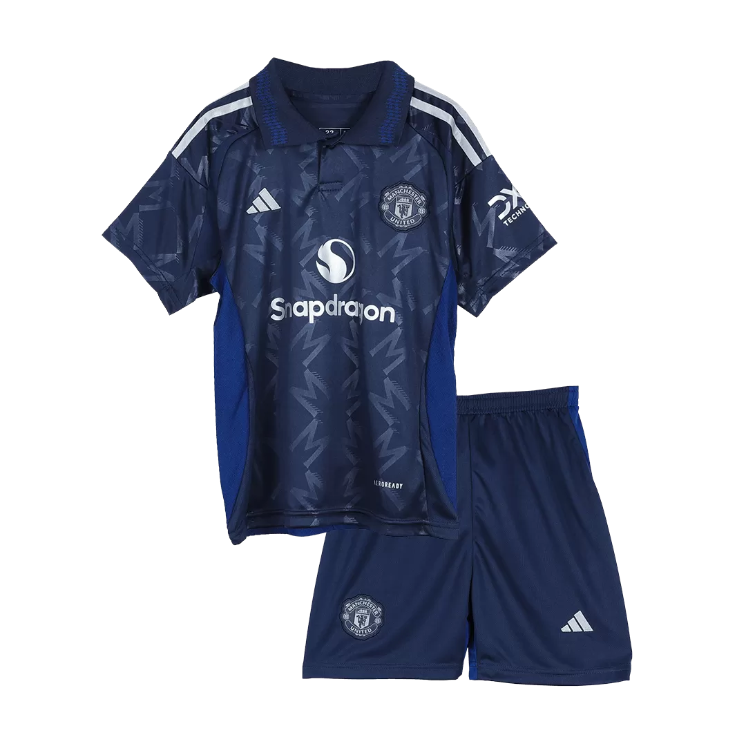Manchester United Away Kids Soccer Jerseys Kit - Image 3
