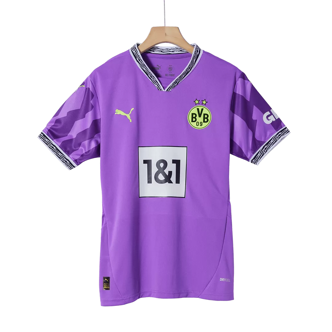 Borussia Dortmund Goalkeeper Special Soccer Jersey Purple - Image 5