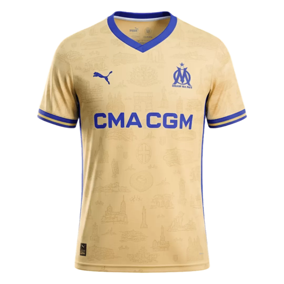Marseille Fourth Away Soccer Jersey 2025/26