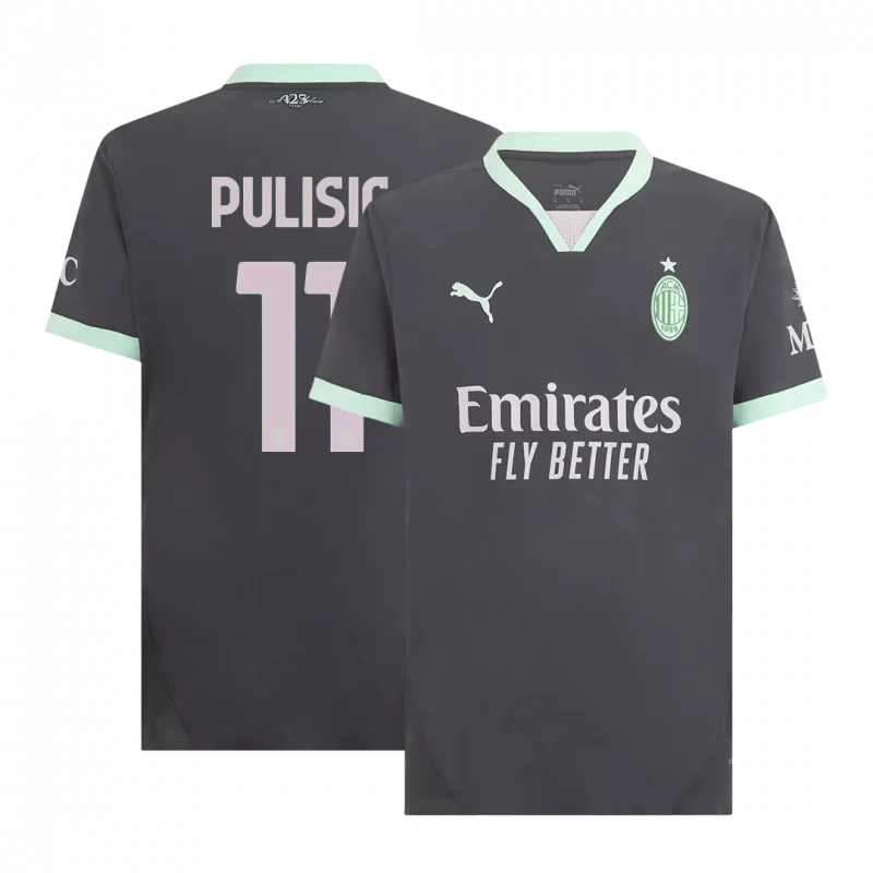 PULISIC #11 AC Milan Third Away Authentic Soccer Jersey