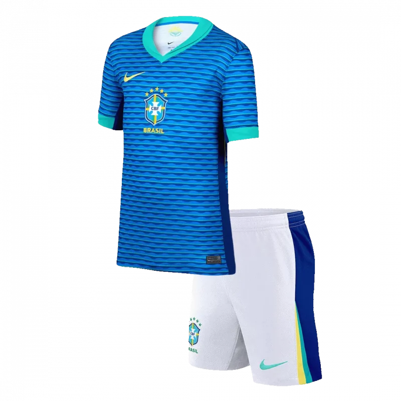 Brazil Away Kids Soccer Jerseys Kit Copa America