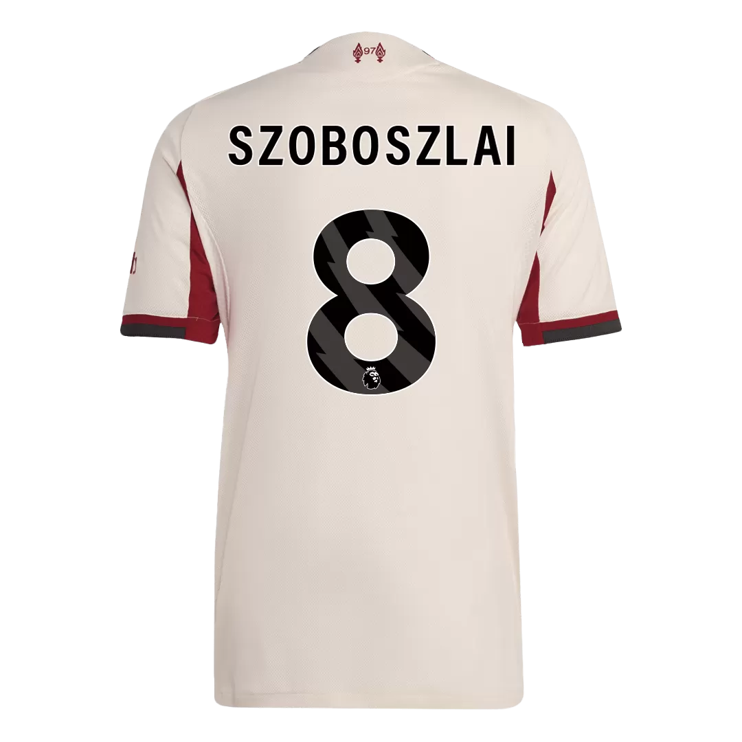SZOBOSZLAI #8 Liverpool Away Authentic Soccer Jersey 2025/26 - Image 3