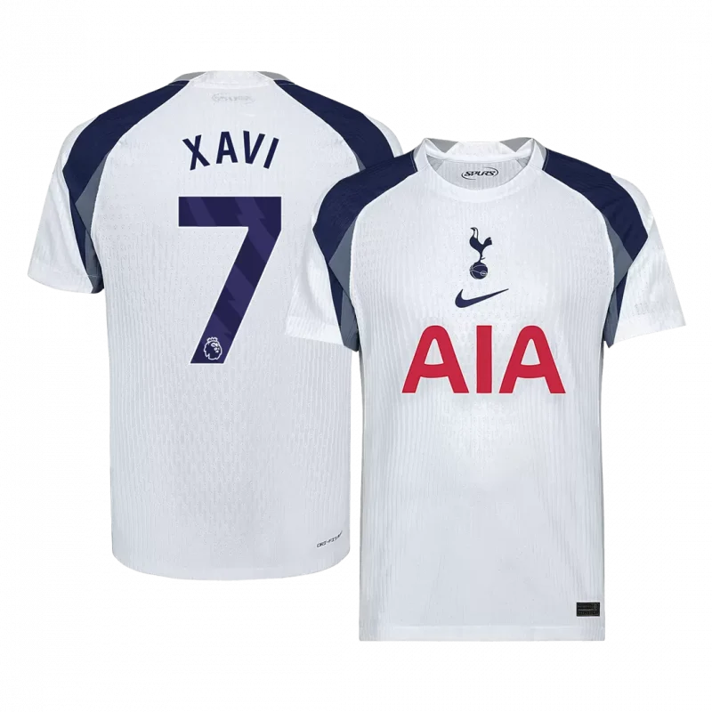 XAVI #7 Tottenham Hotspur Home Player Version Jersey 2025/26
