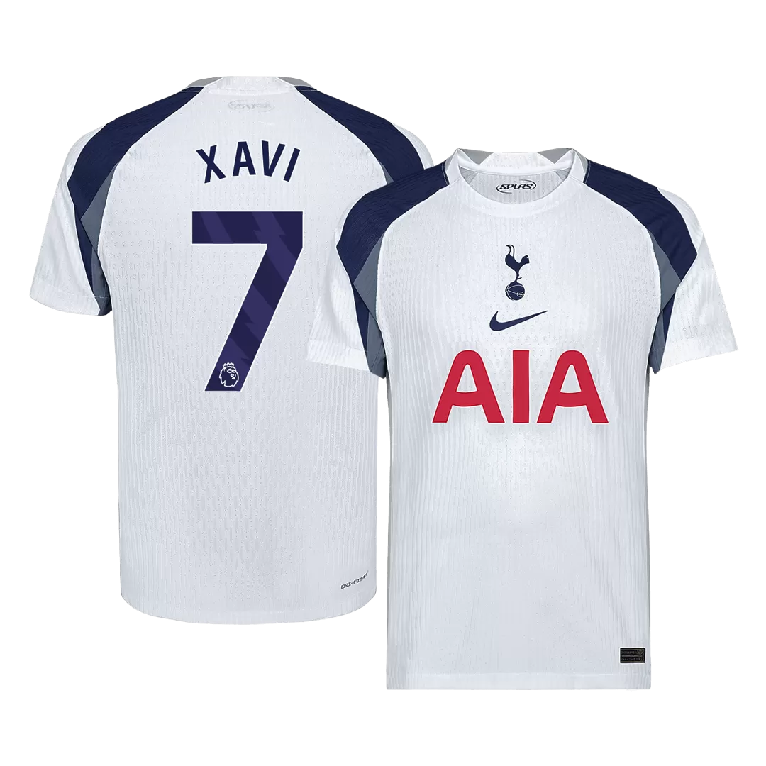 XAVI #7 Tottenham Hotspur Home Player Version Jersey 2025/26
