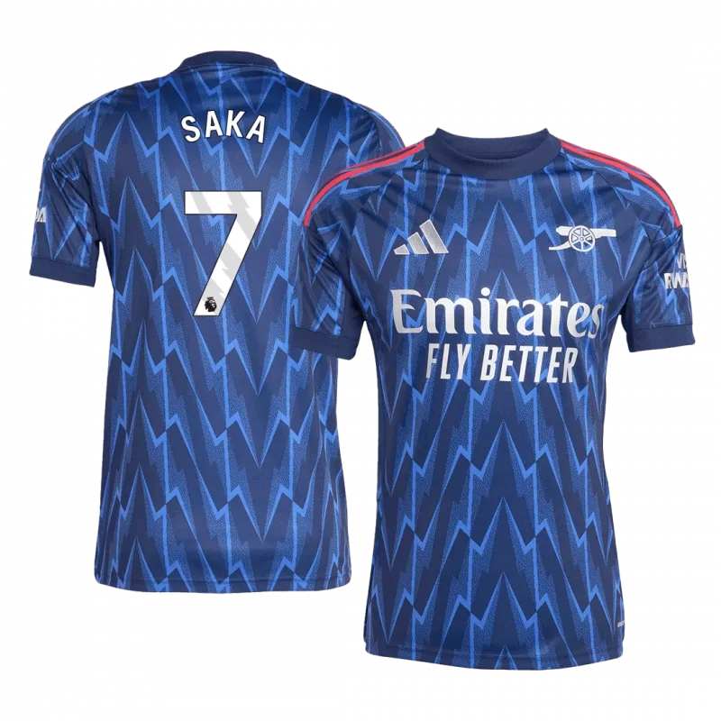 SAKA #7 Arsenal Away Soccer Jersey 2025/26