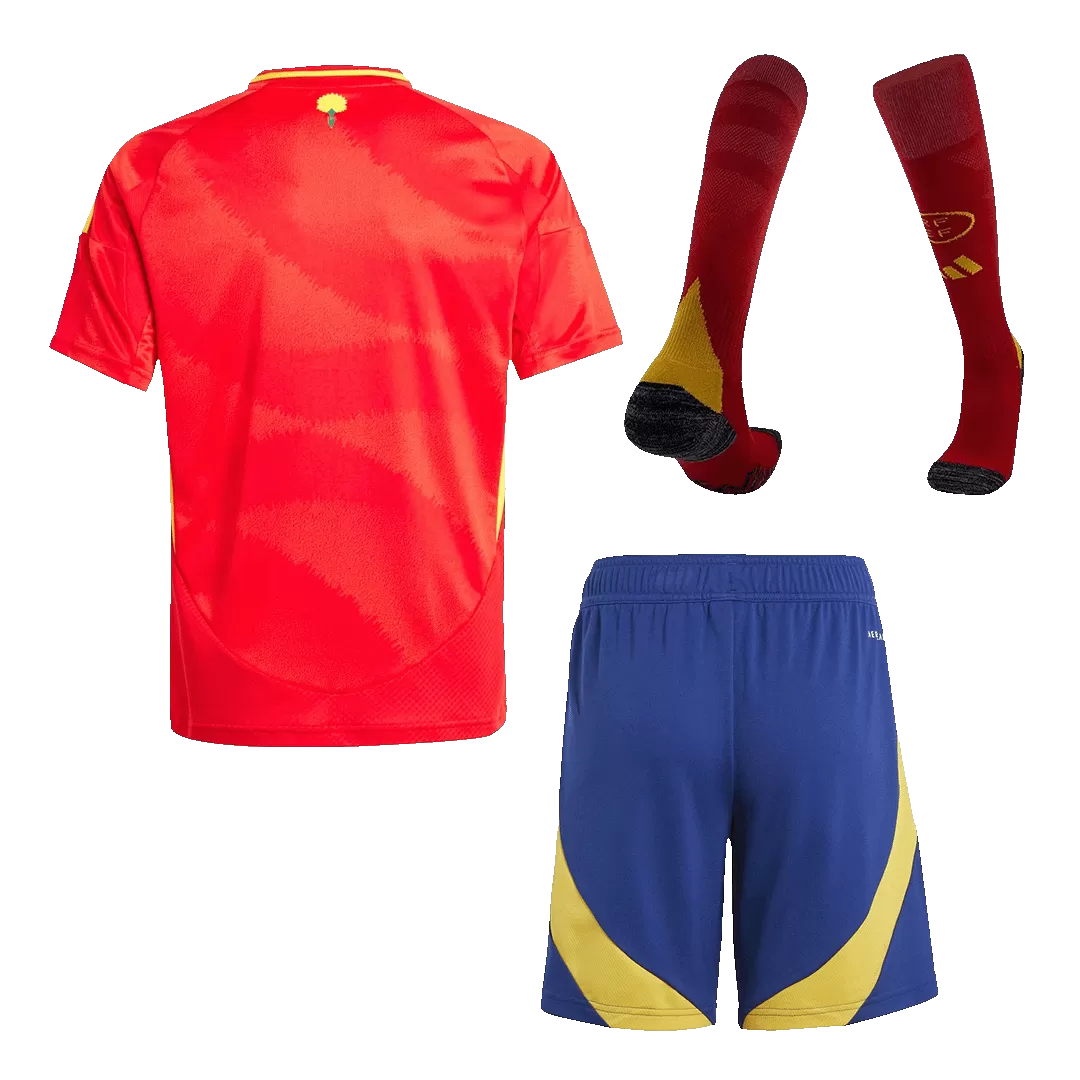 Spain Home Kids Soccer Jerseys Full Kit EURO - Image 2