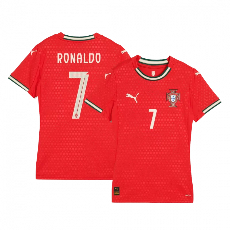 RONALDO #7 Women's Portugal Home Jersey 2025