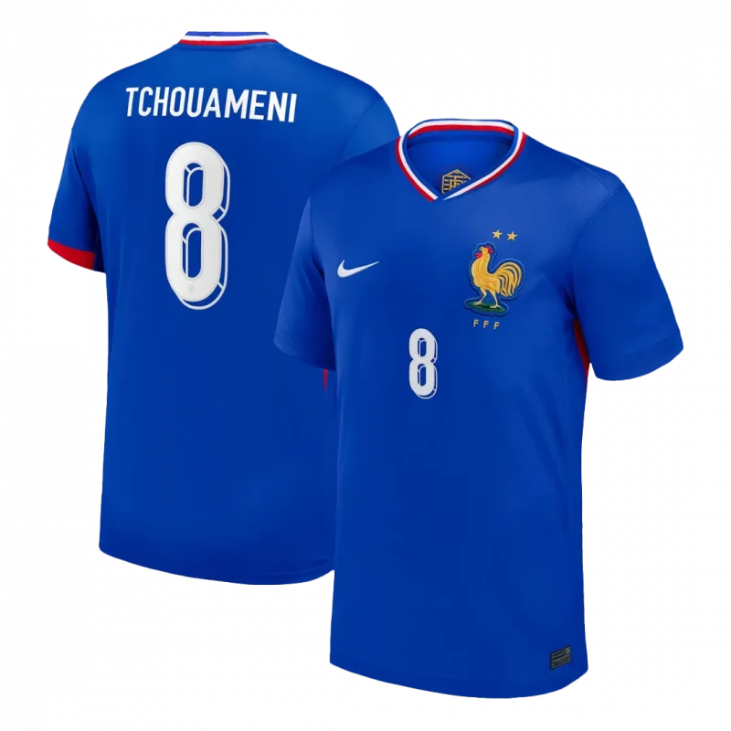 TCHOUAMENI #8 France Home Soccer Jersey