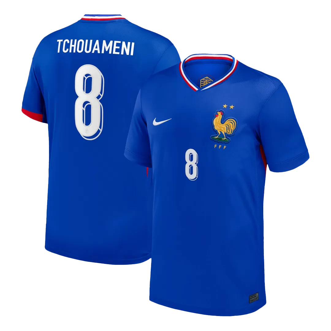 TCHOUAMENI #8 France Home Soccer Jersey
