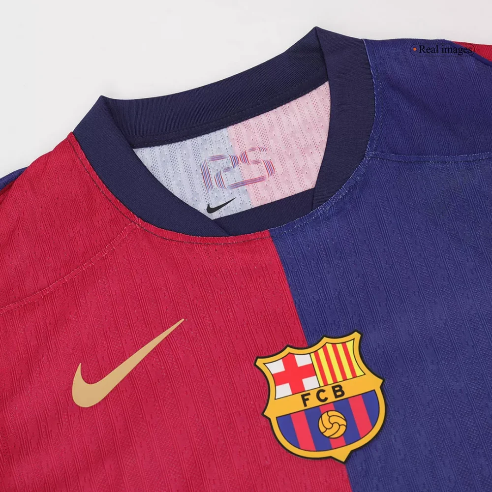 RAPHINHA #11 Barcelona Home Authentic Soccer Jersey - Image 6