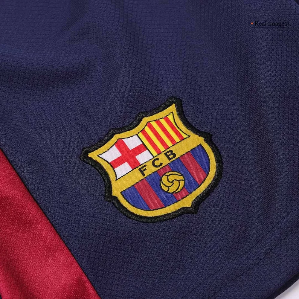 Barcelona Home Kids Soccer Jerseys Kit Spotify Logo Without Text - Image 13