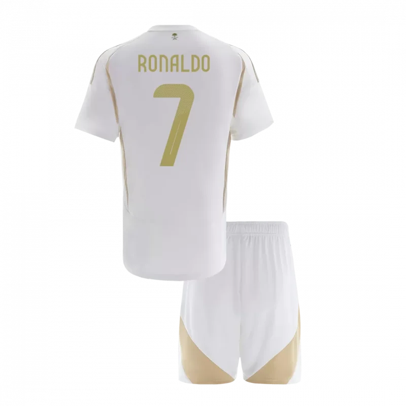 RONALDO #7 Al Nassr Third Away Kids Soccer Jerseys Kit - ACL