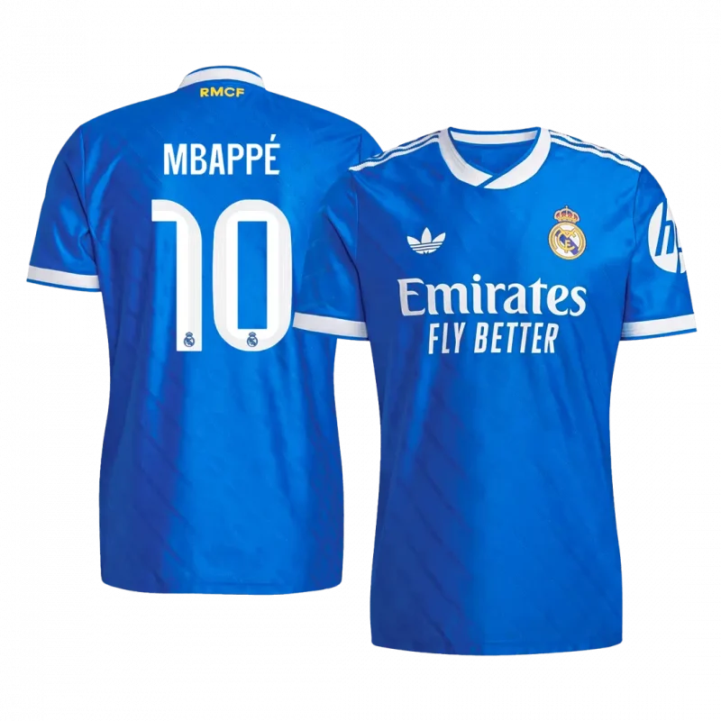 MBAPPÉ #10 Real Madrid Third Away Authentic Soccer Jersey 2025/26