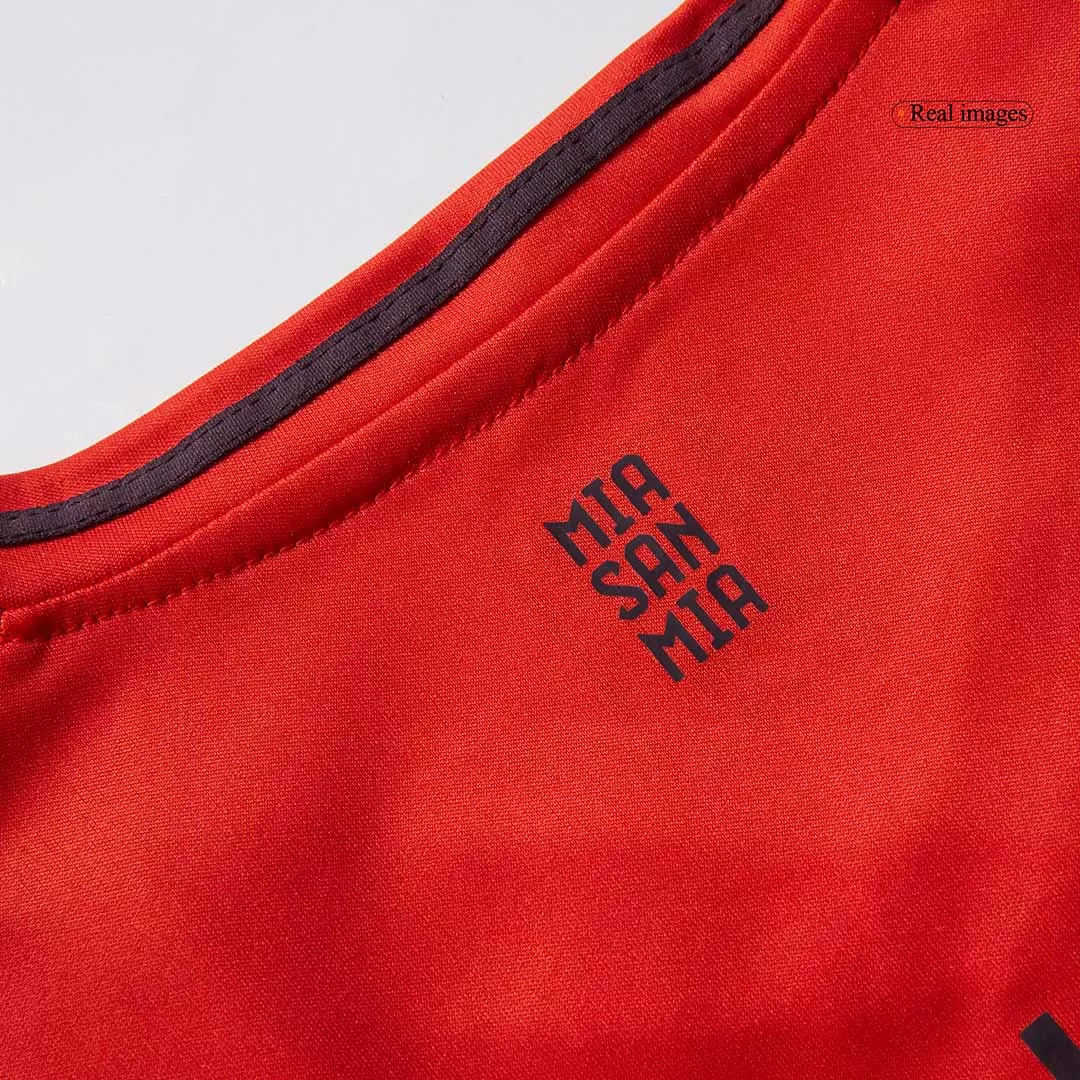 Bayern Munich Home Long Sleeve Soccer Jersey - Image 14