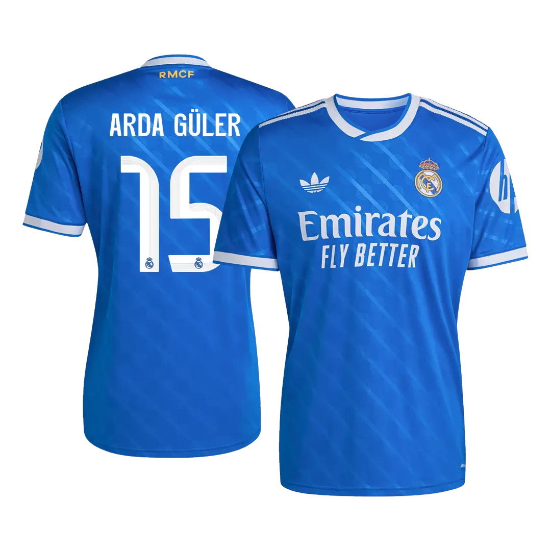 ARDA GÜLER #15 Real Madrid Third Away Soccer Jersey 2025/26