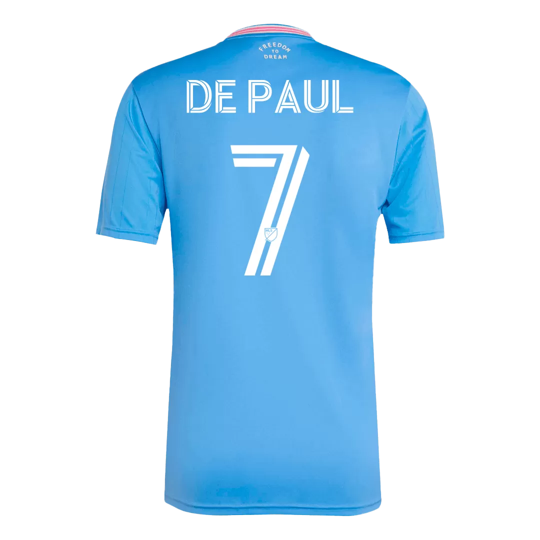 DE PAUL #7 Inter Miami CF Third Away Soccer Jersey 2025 - Image 3