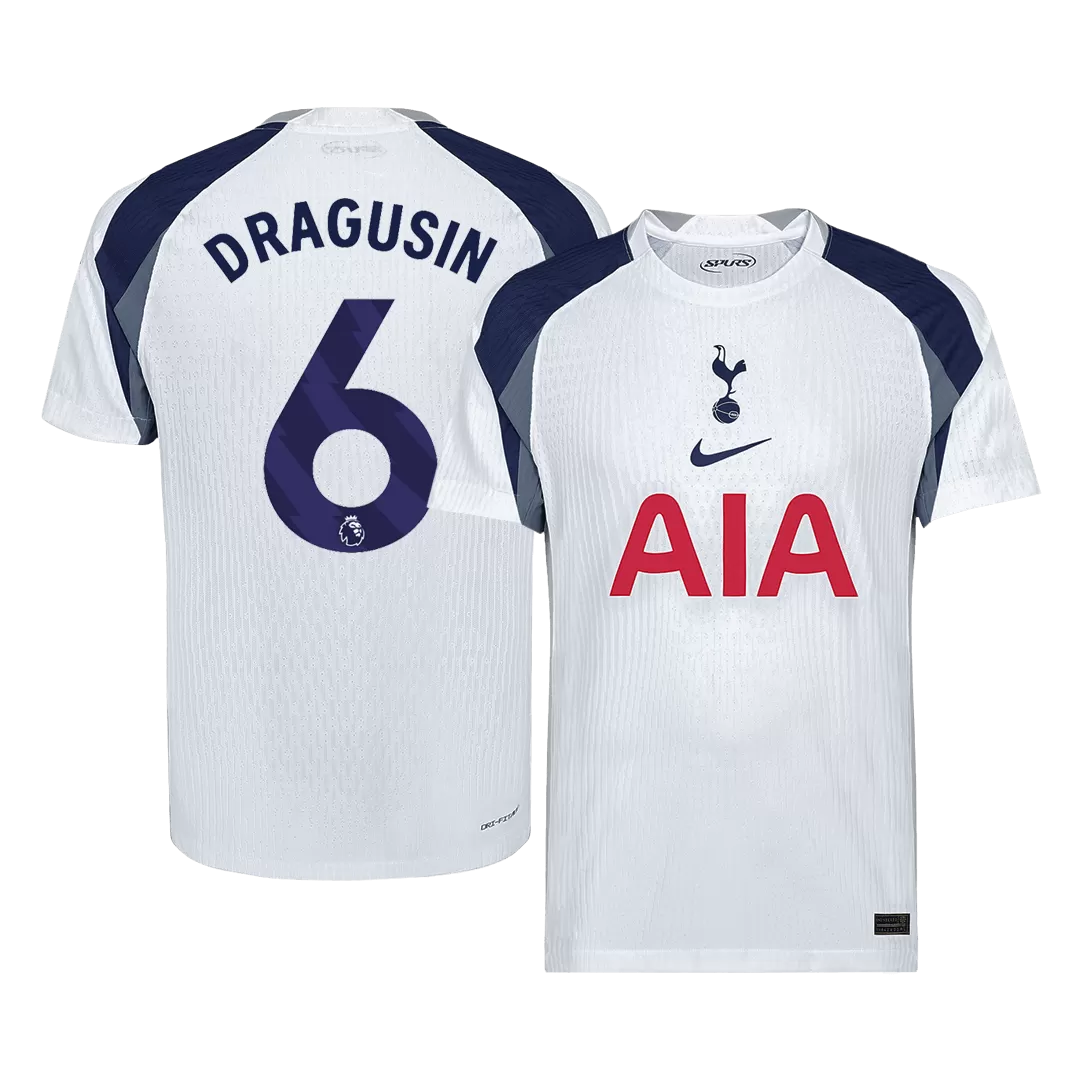 DRAGUSIN #6 Tottenham Hotspur Home Player Version Jersey 2025/26