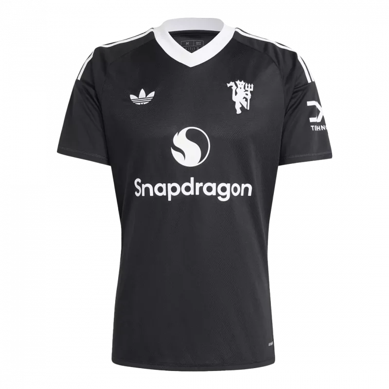 Manchester United Third Away Goalkeeper Soccer Jersey Black