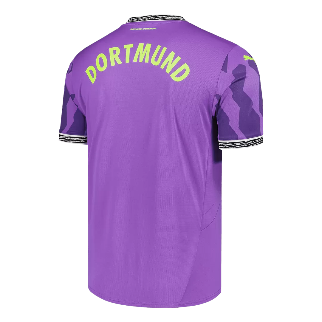 Borussia Dortmund Goalkeeper Special Soccer Jersey Purple - Image 2